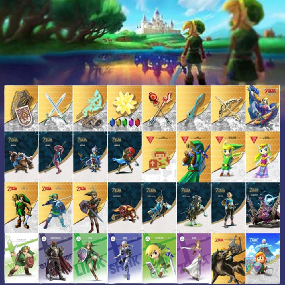 [Free 3 Gift] 25/32 Pcs The Legend of Zelda Botw Amiibo NFC Tag Cards