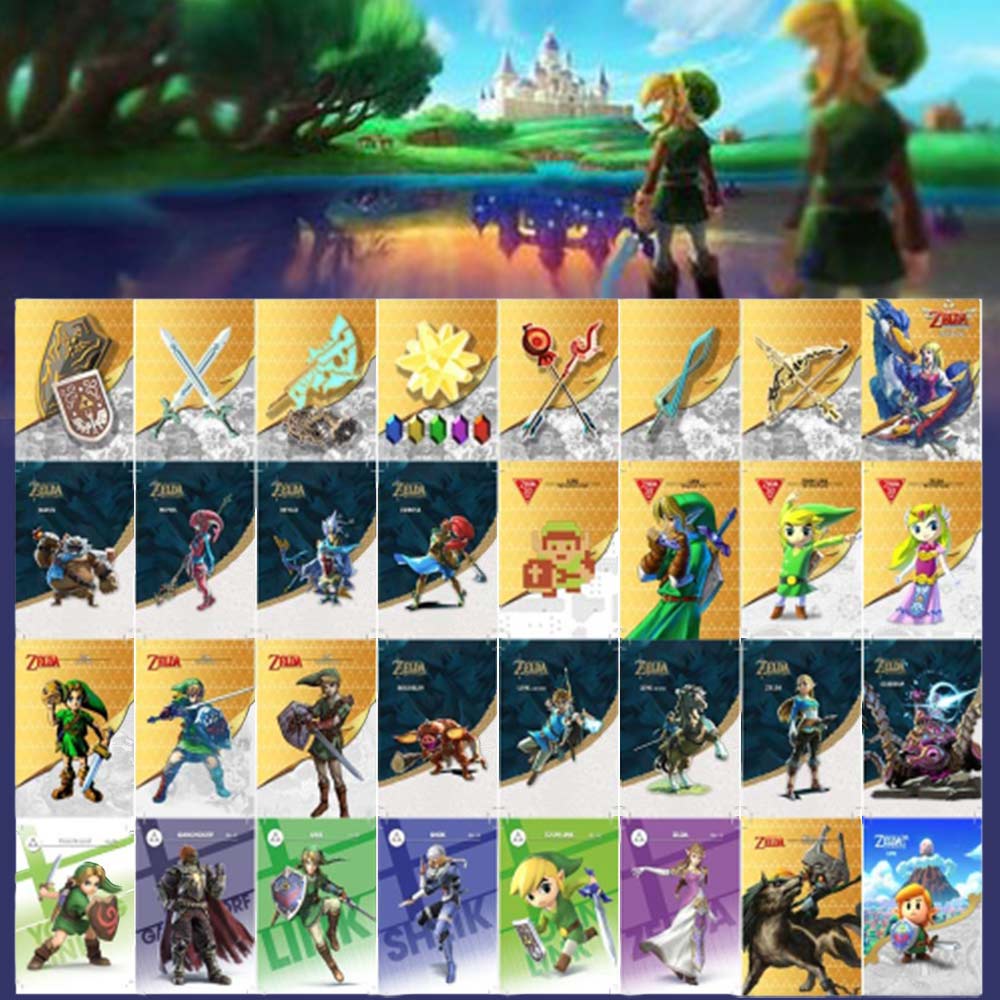 [Free 3 Gift] 25/32 Pcs The Legend of Zelda Botw Amiibo NFC Tag Cards For Nintendo Switch/OLED/Lite