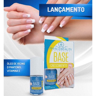 Base para Unha Crescimento e Fortalecimento 10ml PhálleBeauty PH0531/PH0530
