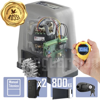 Kit 1 Motor Rossi Dz4 Turbo 2 Control Portão 800kg em Oferta na Shopee