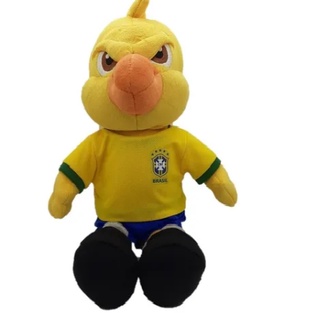 Mascote canarinho de pelucia seleção brasileira 2022 lançamento