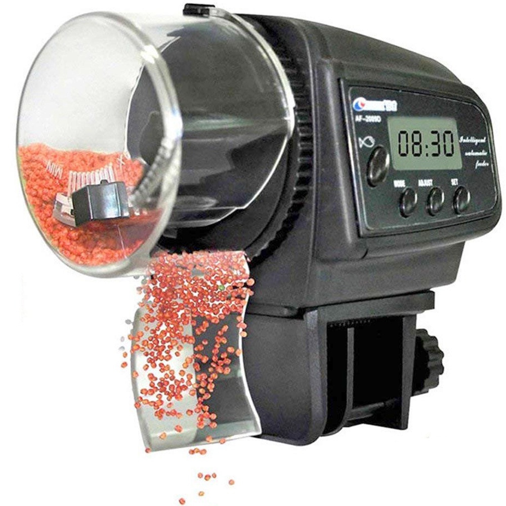 Alimentador de Peixes Automático Digital À Pilha Resun AF2009D GT697 Lorben