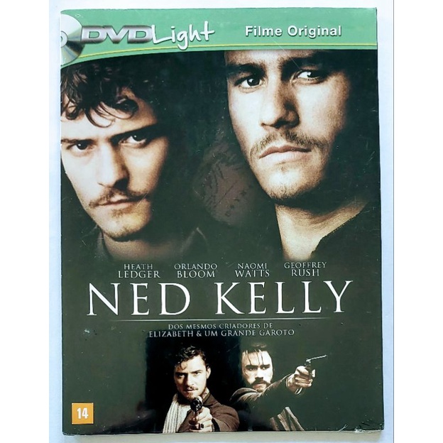Dvd Ned Kelly - Lacrado e Original. (RARIDADE) dvd light.