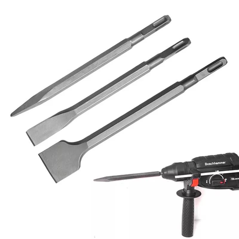 Jogo 3 Peças Ponteira E Talhadeiras Para Martelete Sds Plus em Oferta na Shopee