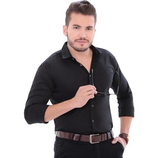 Camisas Masculinas Social Slim - Promoção - P Ao Plus Size Pronta Entrega Varias Cores