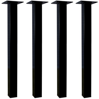 Kit 4 Pés 70cm Mesa Tubo Cannes Hairpin Legs Preto Reforçados