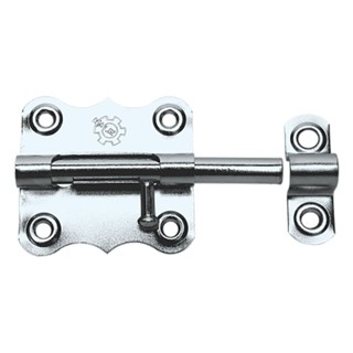 Tarjeta Trinco Ferrolho 3" Aço Zincado - Silvana 2Pçs
