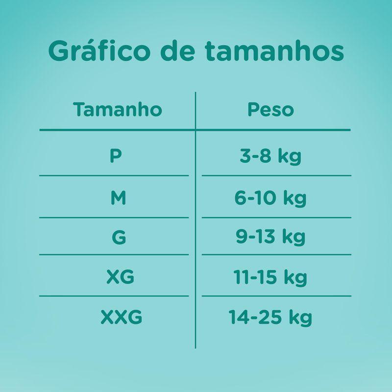 Detalhes do Kit 3 Fraldas Pampers Pants Ajuste Total Mega Tamanho XG 32 Unidades