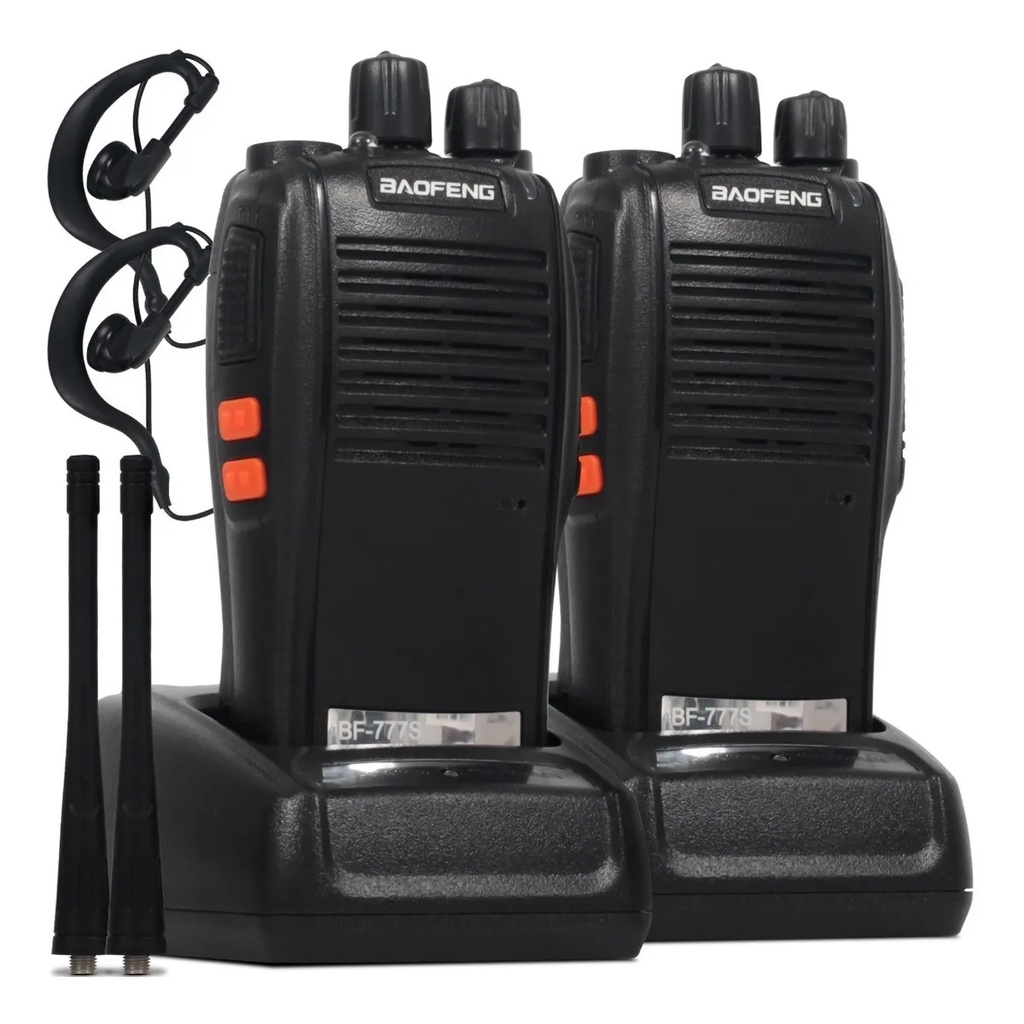 Kit Rádio Comunicador Dual Band Uhf Vhf Profissional Walk Talk 16