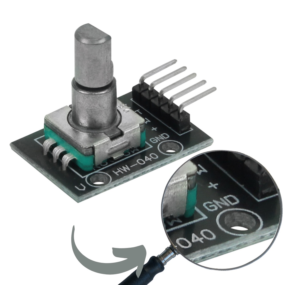 Modulo Encoder Rotativo Rotary Decoder Sensor Arduino kY-040 ...