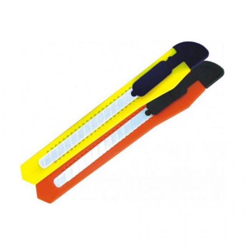 Estilete De Plástico Pequeno Lâmina 9mm Masterprint