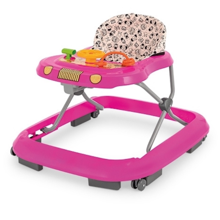 Andador Tutti Baby Safari Rosa