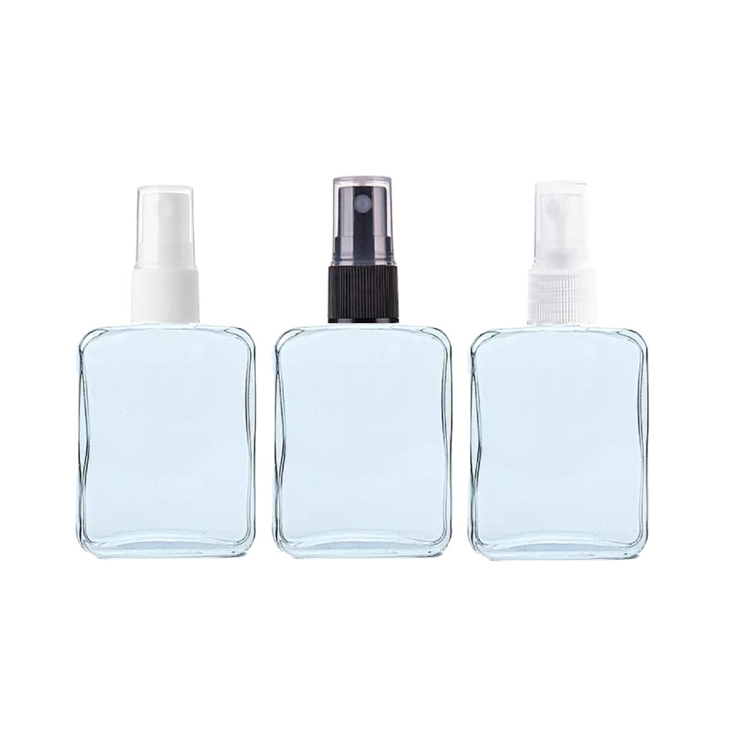 10 Frascos Vidro Quadrado Para Perfume 100 Ml Válvula Spray em Oferta na Shopee