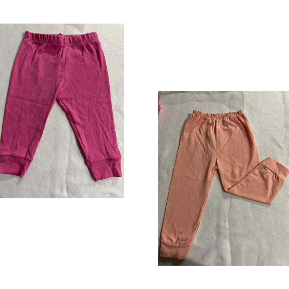 Calça infantil de malha de algodão