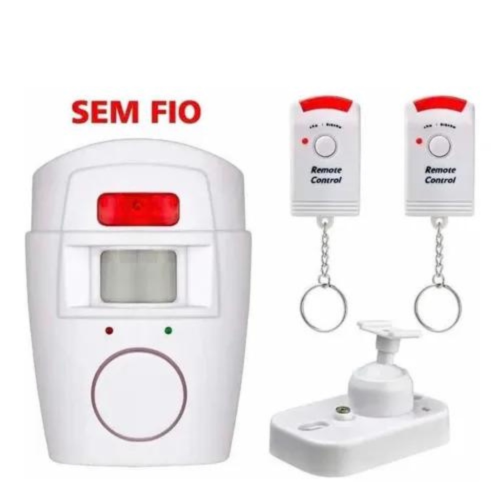 Kit de Segurança Residencial e empresarial Sensor Alarme sem Fio