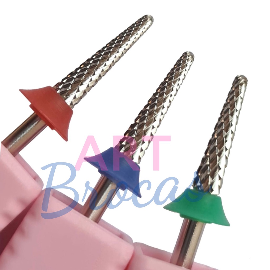 Broca cônica fina de tungstênio para acabamento na cutícula/limpeza/remoção da unha natural - Wilson em Oferta na Shopee