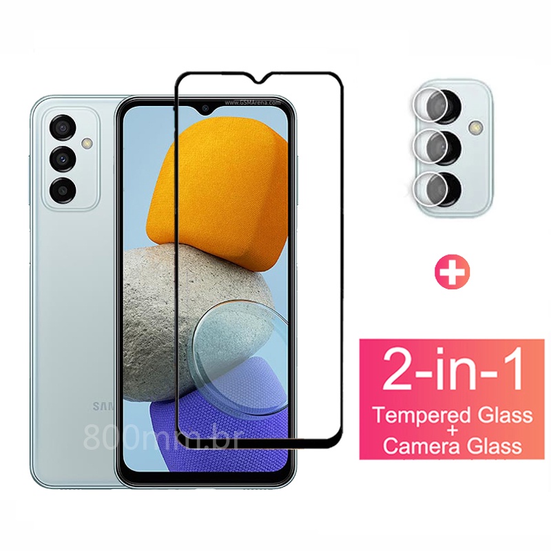Película de Vidro 2 Em 1 Para Samsung M23 Samsung Galaxy M23 M33 M52 M22 M32 M62 M13 M53 M12 M31 M51 M21 M11 5G
