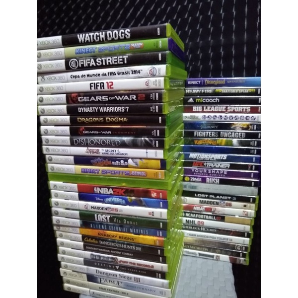 jogos de Xbox 360 originais mídia física