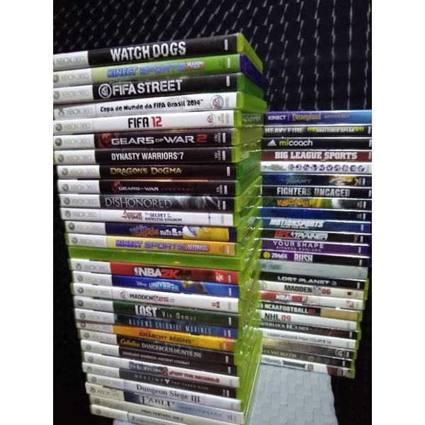 jogos de Xbox 360 originais mídia física Desconto no Preço