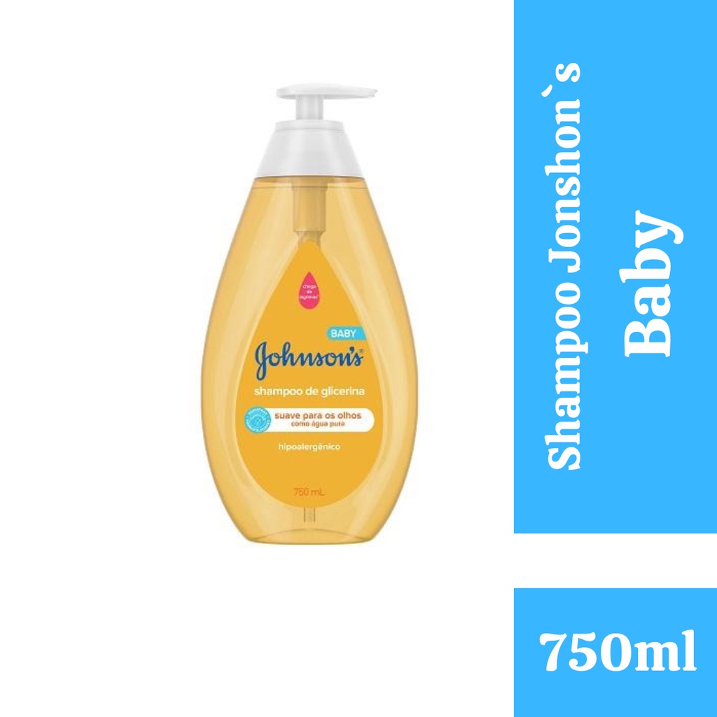 Shampoo Johnson`s Baby de Glicerina 750ml Shopee Brasil