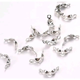 Terminal Tips Aberto Para Bijuterias -Prata-2x4mm 100 pçs em Oferta na Shopee