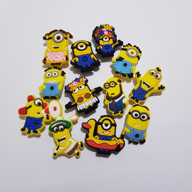 Pins/Enfeites/Jibbitz para Crocs Infantil Minions Meu Malvado Favorito
