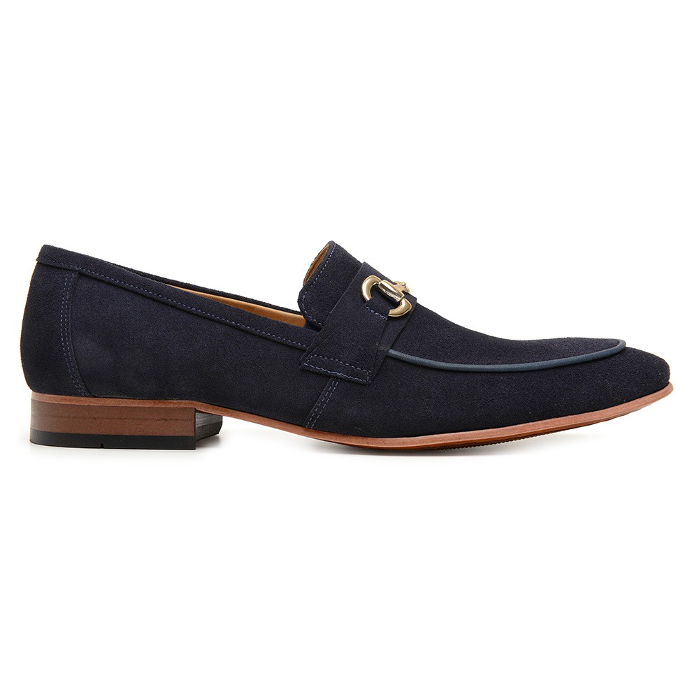 Sapato Social Masculino Premium Carmurça Grife Couro Azul