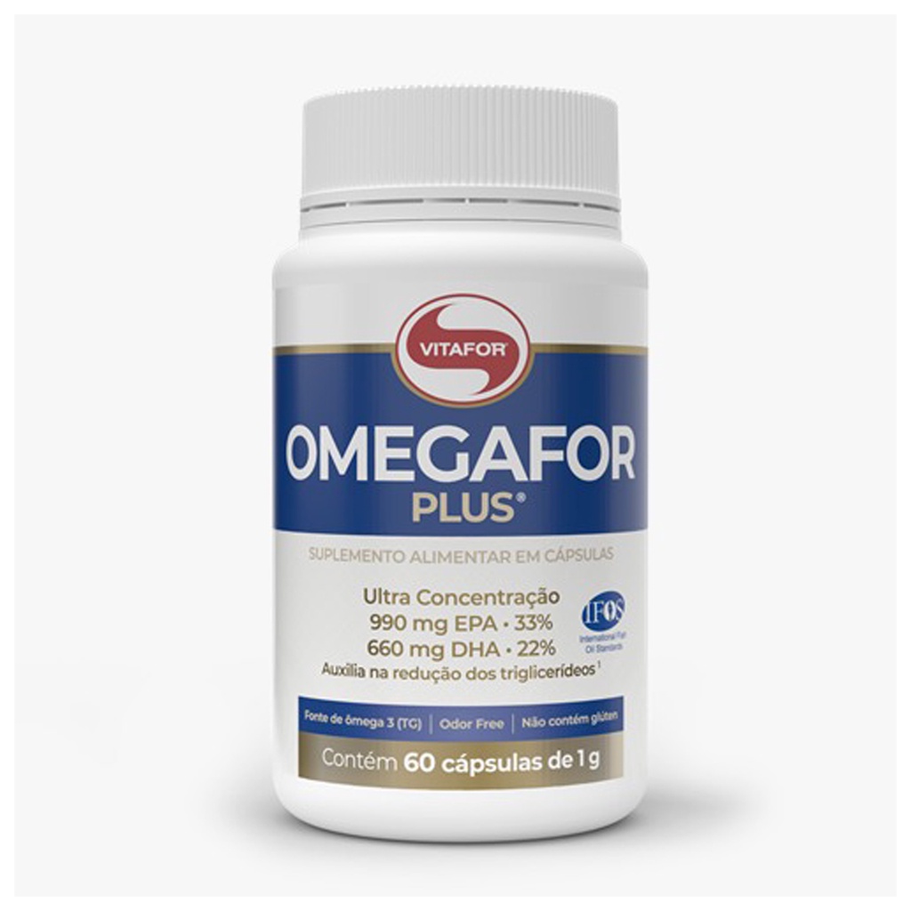 Omegafor Plus 60 caps com Selo IFOS - Vitafor em Oferta na Shopee
