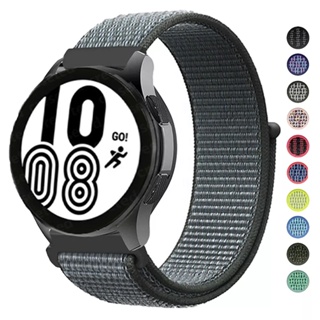 Pulseira Nylon 20mm 22mm - Galaxy Watch 4/Watch 5/ Watch 5 Pro Universal Compatível Com Intelegente Relógio Com em Oferta na Shopee