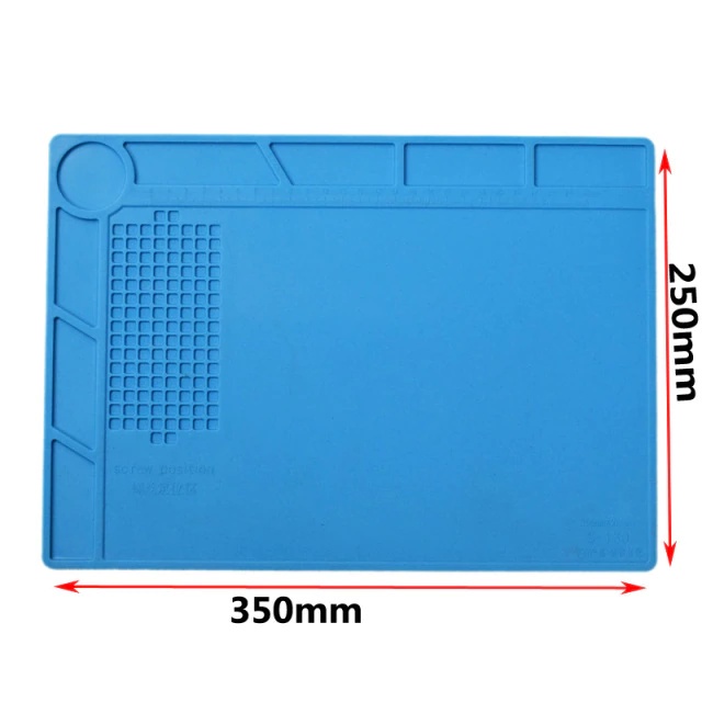 Tapete Manta Anti-estática Silicone Para Bancada 350x250mm bancada de trabalho retrabalho solda troca de tela touch ap