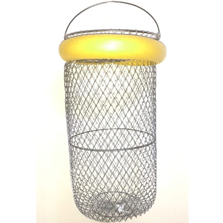 Cesto Viveiro Sambura De Peixe C/ Boia Flutuante em Oferta na Shopee