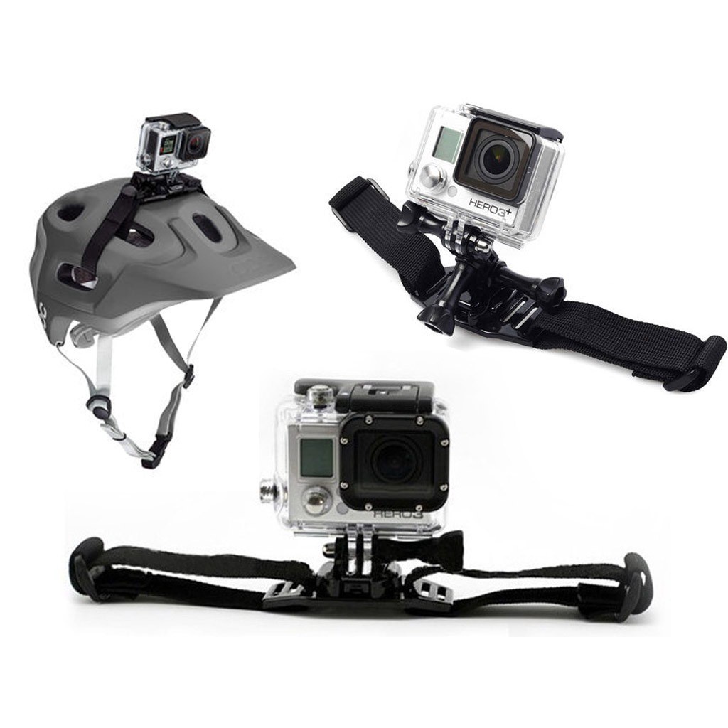 Suporte para Cameras Gopro Fita Capacete e Câmeras de Ação Similares Fita para Capacete Ciclismo