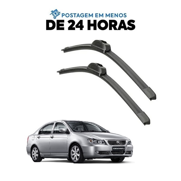 Par Palheta Limpador Parabrisa Lifan 620 2009 2010 2011 2012