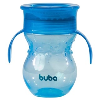 Copo de Treinamento Infantil 360° Com Alça 250ml Para Bebê +12 Meses Buba