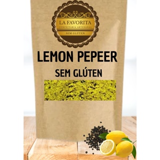 Lemon Pepper 100g ou 250g ou 500g - Tempero Condimento - Sem Glúten em Oferta na Shopee