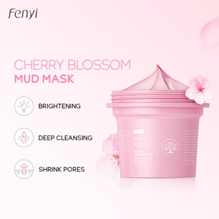 Fenyi Cherry Blossom Cleansing Blackhead Máscara De Poros De Lama Controle De Óleo 100g