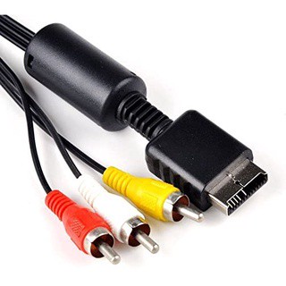 Cabo Av Playstation Ps2, Ps1, Ps3 Rca Audio E Vídeo Play 2