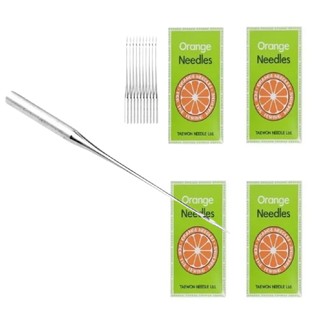 Kit 40 Agulhas P/ Máquina De Costura e Bordado HAX1 Orange