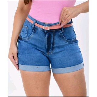 Shorts jeans feminino com Laycra