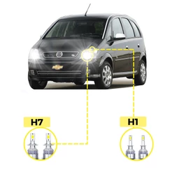 Kit Ultra LED Chevrolet Meriva 2003/2012 20000 Lúmens 6500K