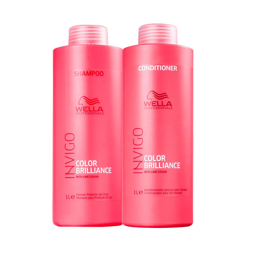 Kit Wella Professionals Invigo Color Brilliance Profissional - Shampoo e Condicionador - Beauty