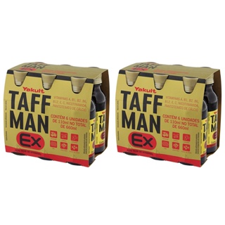 Kit C/12 Taffman Ex Yakult 110ml em Oferta na Shopee