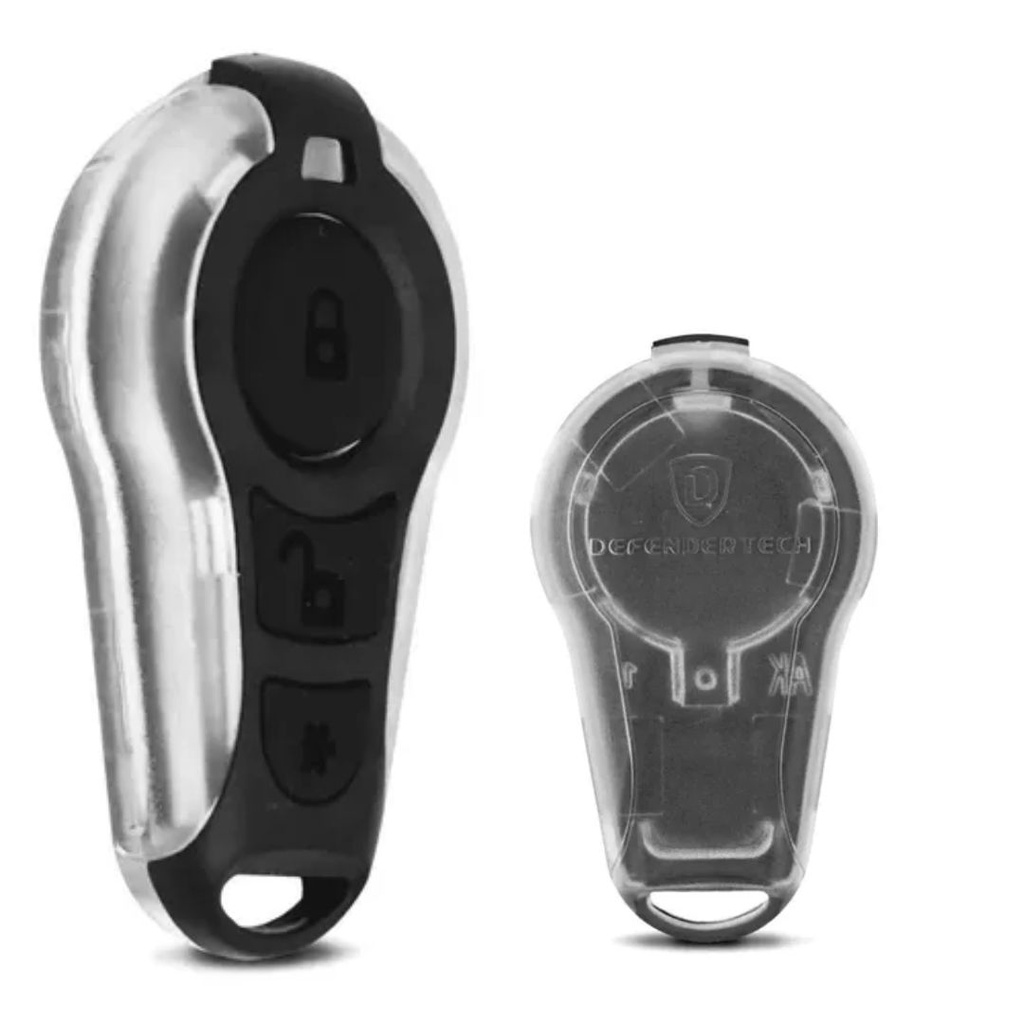 Carcaça Controle Alarme Defendertech Stetsom Fks 3 Botões Transparente em Oferta na Shopee