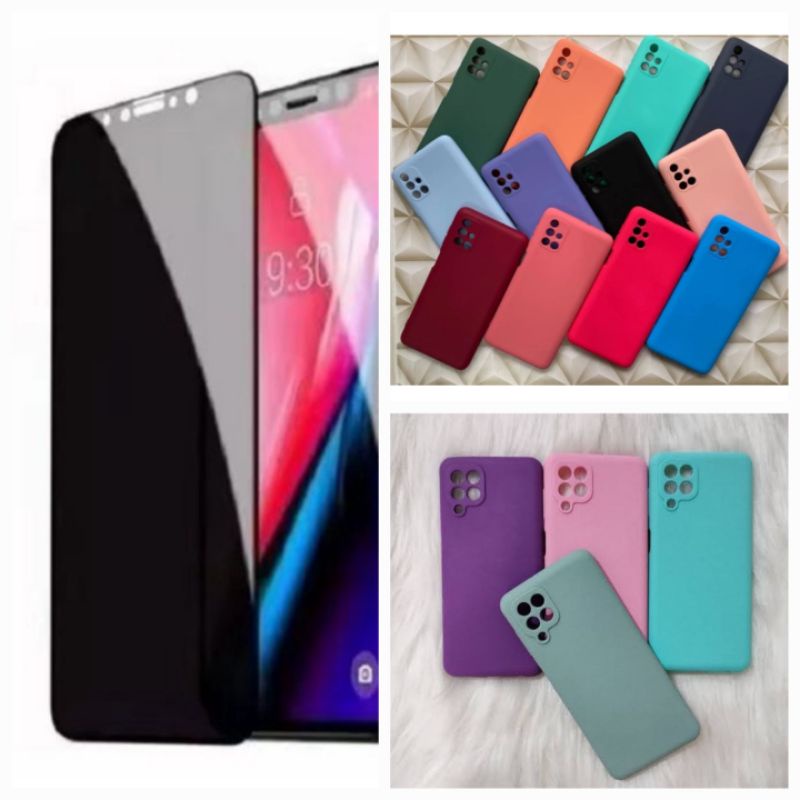 Kit Capinha + película Privacidade 3D Samsung Galaxy M32/M51/M62 em Oferta na Shopee