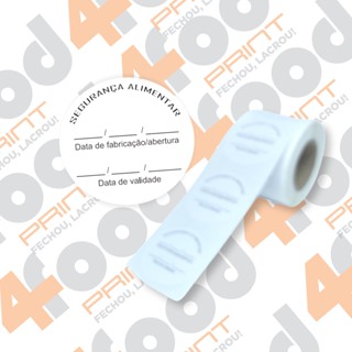 250 Etiquetas Adesivas Para Validade - Segurança Alimentar - Redonda 3 Cm