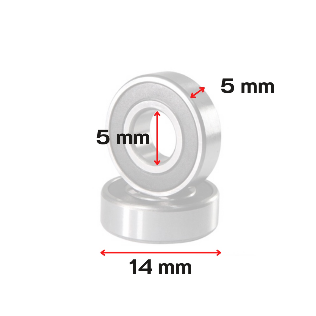 Rolamento Para Carretilha de Pesca E Molinete - 5x14x5 Mm
