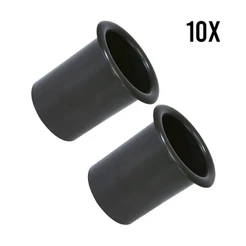 Aero Duto com 10 peças 3 Polegadas p/ Caixa de Som Acústica Selada Plástico ABS