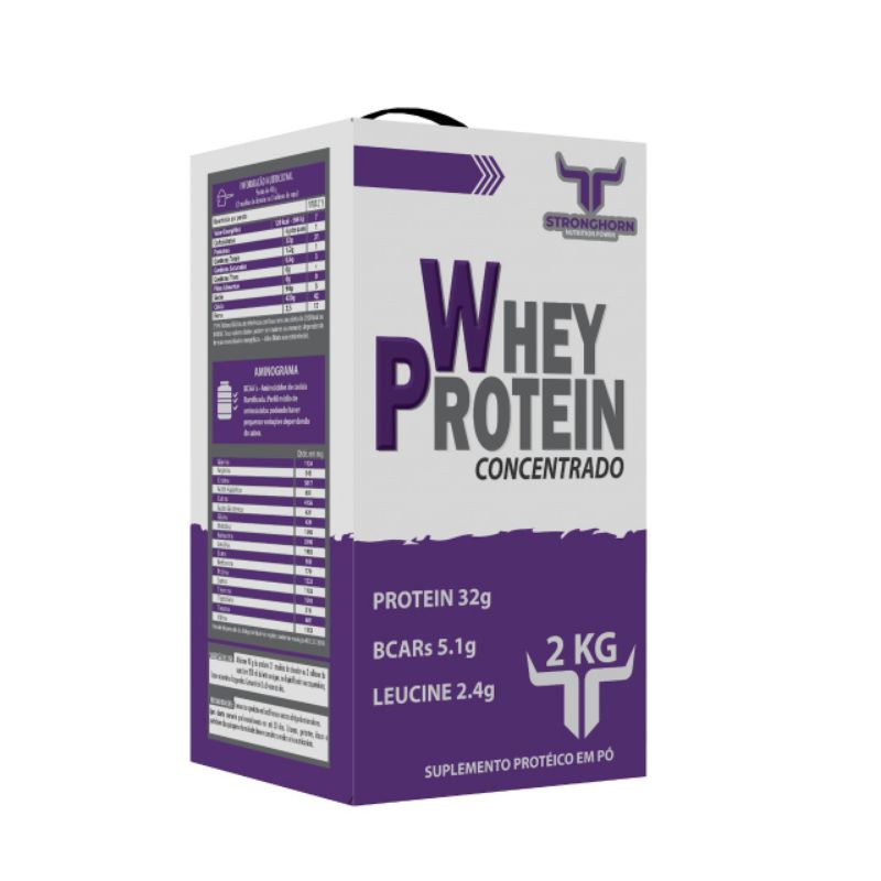 Whey Protein Stronghorn 2kg 100% Concentrado