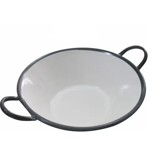 Fritador  Pasteleiro Tacho Esmaltado P/ Frituras N°16 P(41cm)