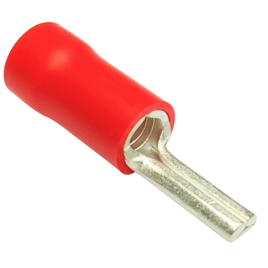 TERMINAL PINO ISOLADO 10 MM² AGULHA 10MM PCT 10 UNIDADES